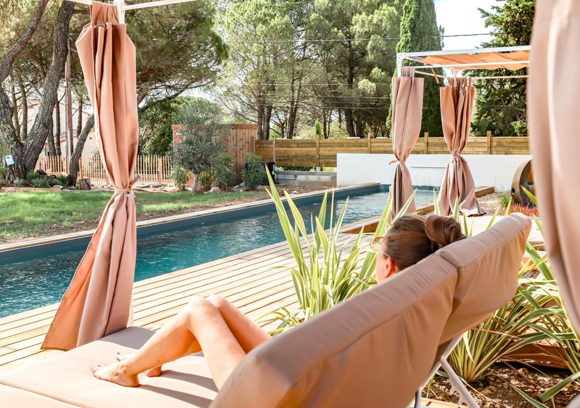 Les Gites De Laure - L'Eden Romantique, Chambres Hotes, Spa Prive, Couloir De Nage, Adults Only Malves-en-Minervois ภายนอก รูปภาพ